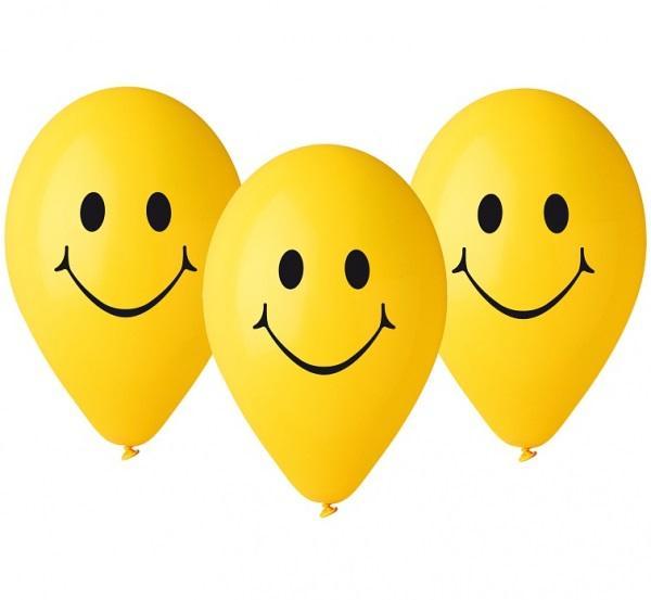 Balony premium Uśmiechy 30cm 5szt