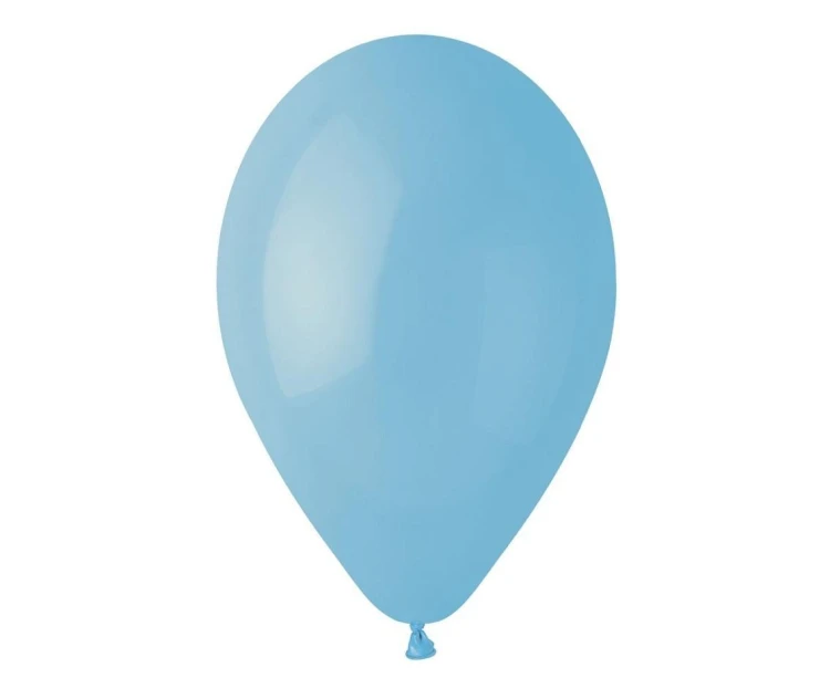 Balony Gemar pastel baby blue macaron 100szt