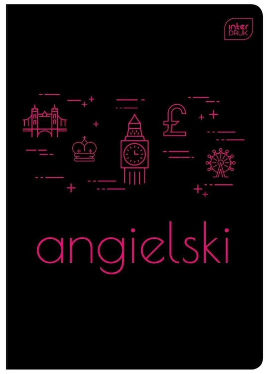 Zeszyt A5/60k kratka J. Angielski (10szt)