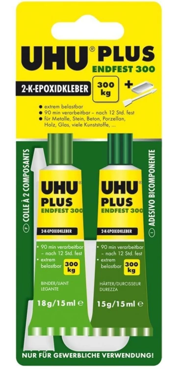Klej epoksydowy żywica + utwardzacz 33g UHU, UHU
