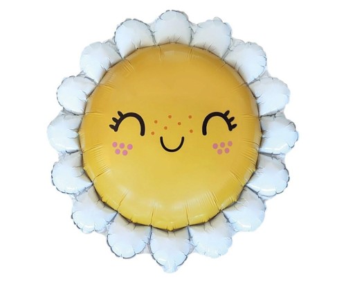Balon foliowy Uśmiechnięta Stokrotka 60cm