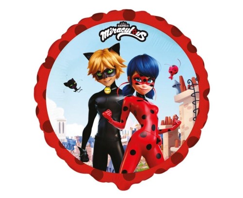 Balon foliowy Miraculous Street 45cm