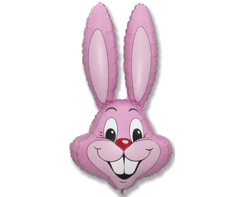 Balon foliowy Rabbit jasnoróżowy 60cm