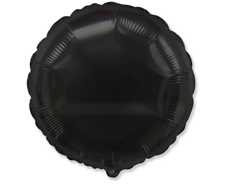Balon foliowy Serce czarny 45cm