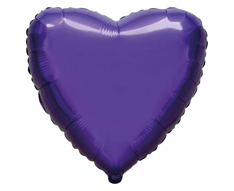 Balon foliowy Serce fioletowe 45cm
