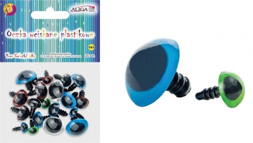 Oczka wciskane plastikowe 20szt, Aliga