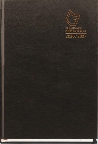 Terminarz Pedagoga A5 2026/2027 czarny