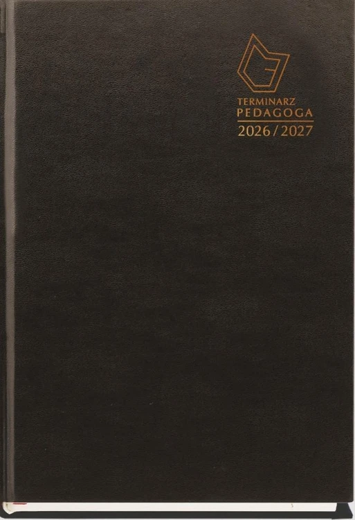 Terminarz Pedagoga A5 2026/2027 czarny