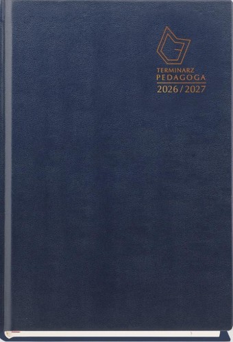 Terminarz Pedagoga A5 2026/2027 granatowy