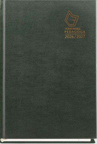 Terminarz Pedagoga A5 2026/2027 zielony