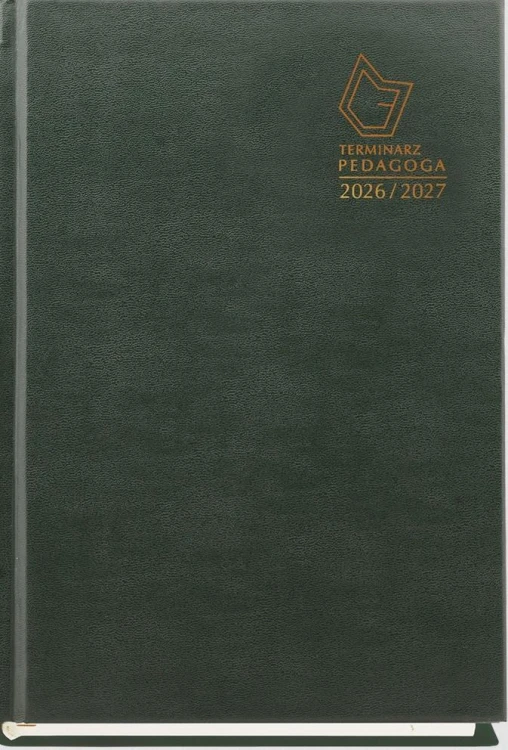 Terminarz Pedagoga A5 2026/2027 zielony