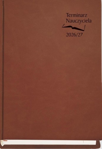 Terminarz Nauczyciela 2026/2027 brązowy