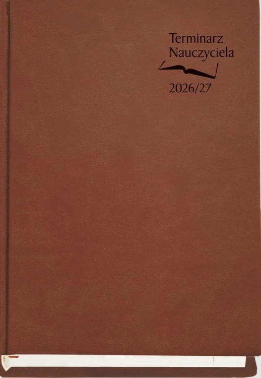 Terminarz Nauczyciela 2026/2027 brązowy