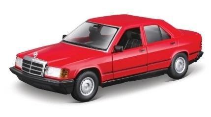 1987 Mercedes-Benz 190E Red 1:24 BBURAGO, BBurago
