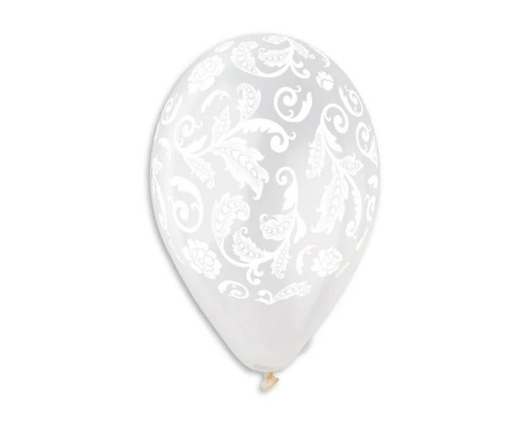 Balony pastel premium hel witrażowe transp. 5szt