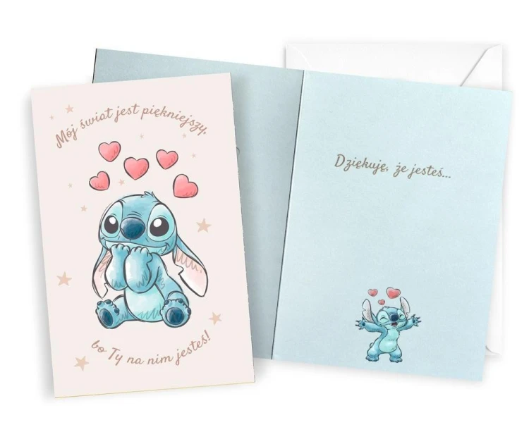 Karnet Urodziny Stitch