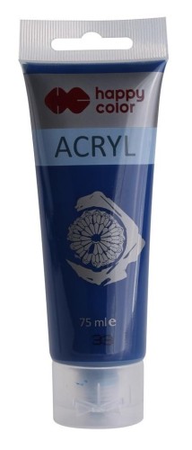 Farba akrylowa 75ml granatowy HAPPY COLOR, GDD