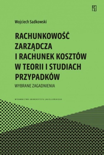 Rachunkowość zarządcza i rachunek kosztów..