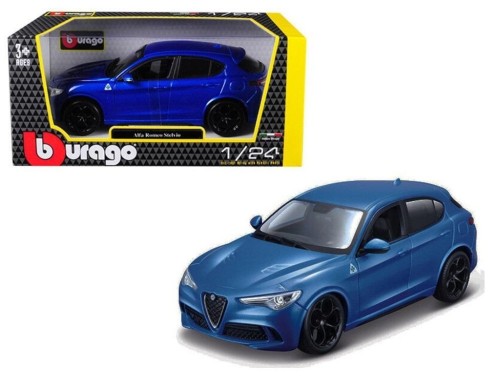 Alfa Romeo Stelvio Blue 1:24 BBURAGO, BBurago