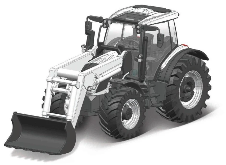 Fendt 1050 Vario z ładowarką BBURAGO, BBurago