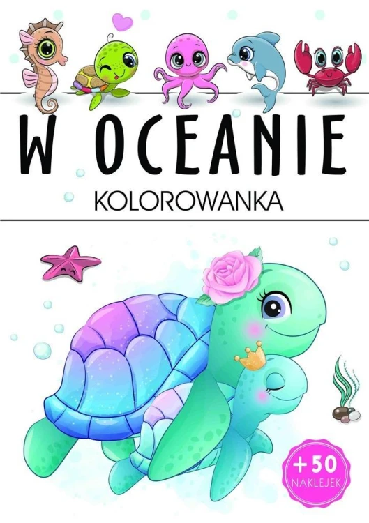 W oceanie - kolorowanka, praca zbiorowa