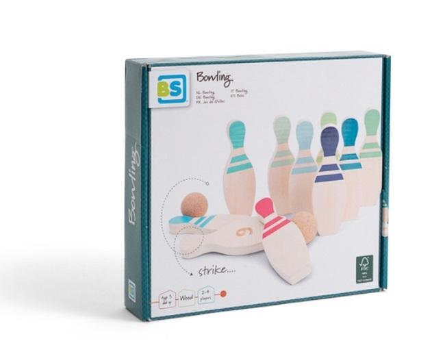 Drewniane kręgle cyferki, BS Toys