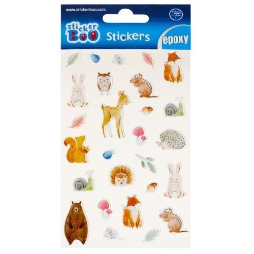 Naklejki Sticker BOO Leśne zwierzęta, Sticker Boo