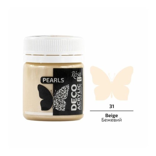 Farba akrylowa perłowa beige 71 20ml, Rosa