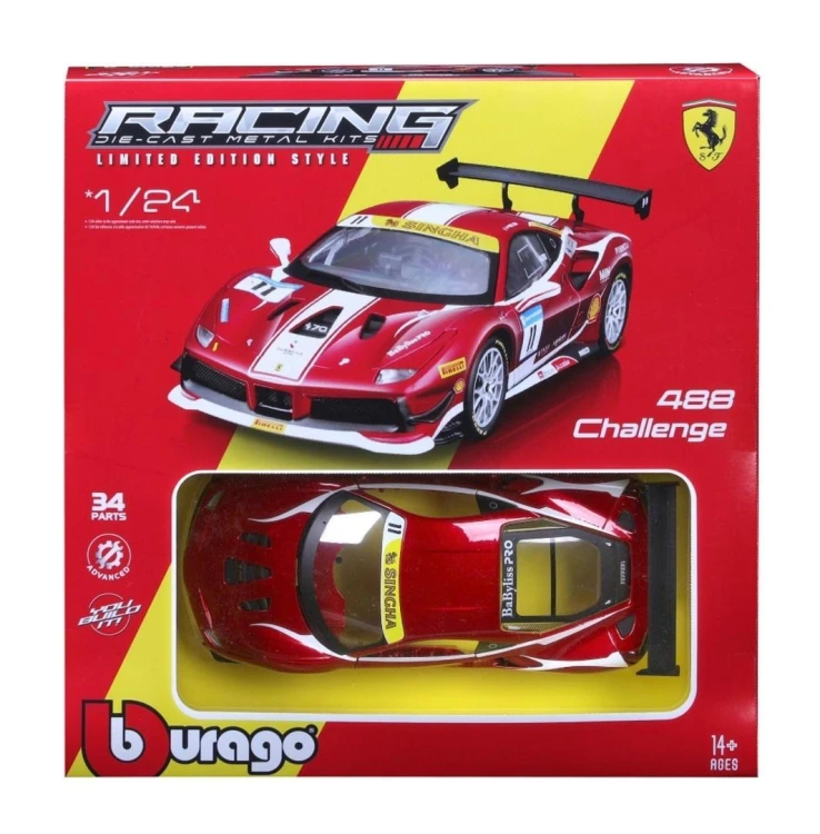 Ferrari Racing Model Kit 488 Challenge, BBurago