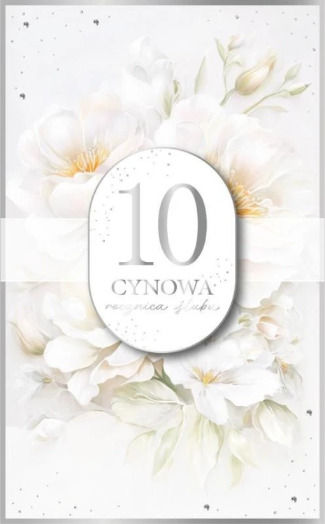 Karnet Rocznica Ślubu 10