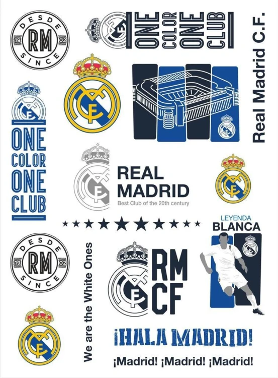 Tatuaże wodne RM-11 Real Madrid ASTRA