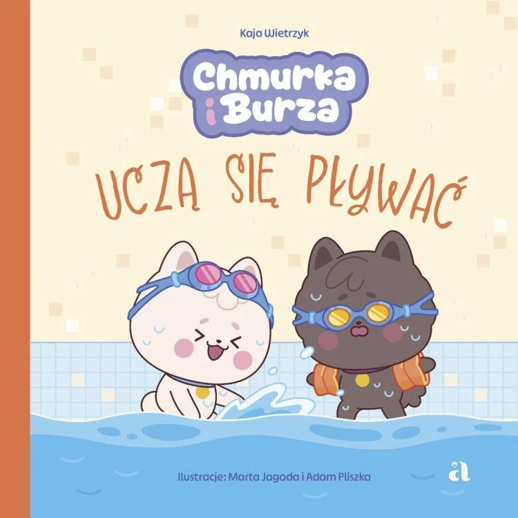 Chmurka i Burza uczą się pływać