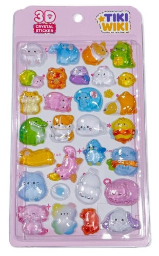 Naklejki 3D Crystal Zwierzątka, Kiddisvit