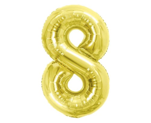 Balon foliowy B&C 8 Light gold 85cm