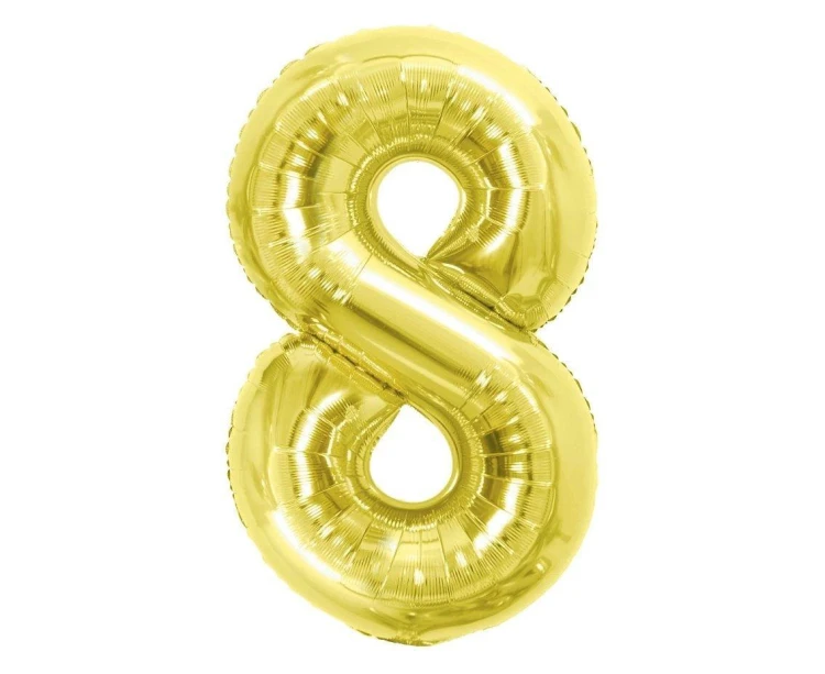 Balon foliowy B&C 8 Light gold 85cm