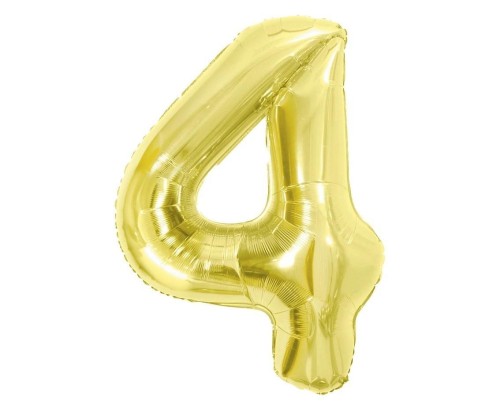 Balon foliowy B&C 4 Light gold 85cm