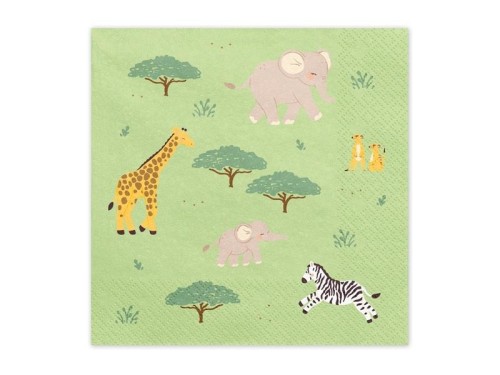 Serwetki Safari 33x33cm 12szt