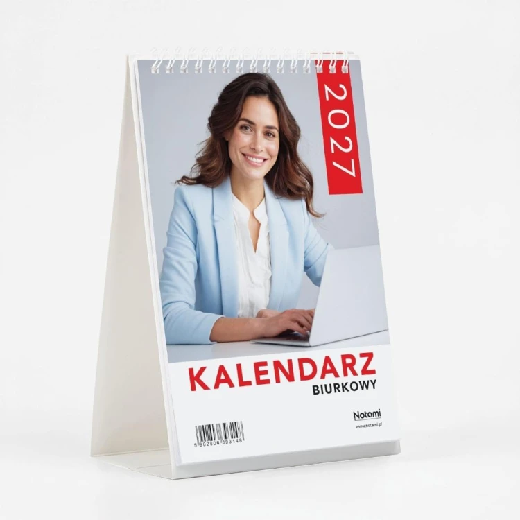 Kalendarz 2027 A5 Biurkowy Pionowy Tygodniowy