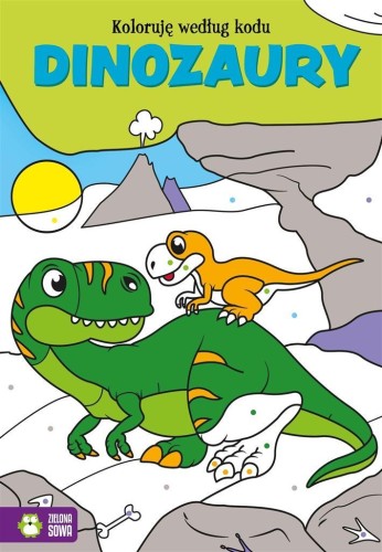 Koloruję według kodu. Dinozaury, praca zbiorowa