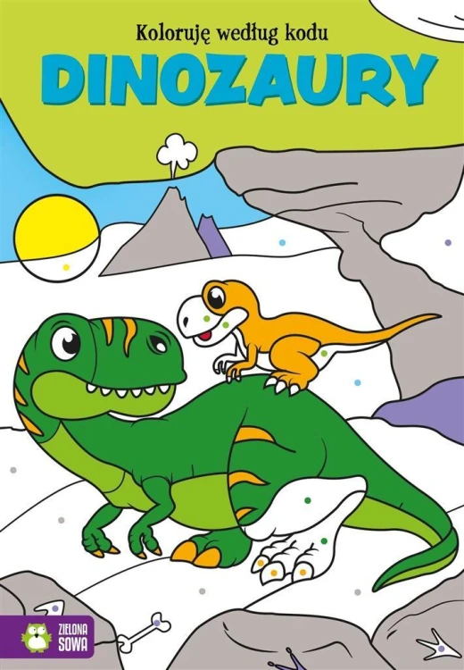 Koloruję według kodu. Dinozaury, praca zbiorowa