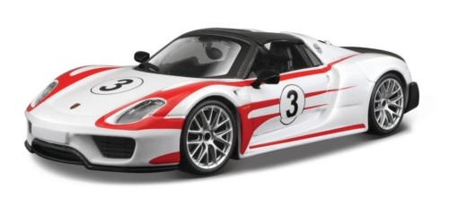 Porsche Race 918 Weissach 1:24 BBURAGO, BBurago
