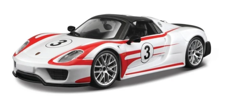 Porsche Race 918 Weissach 1:24 BBURAGO, BBurago