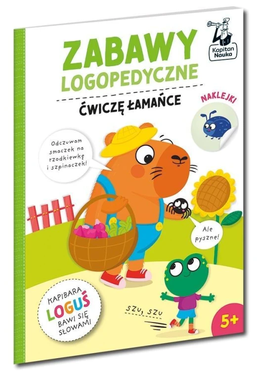 Kapitan Nauka. Zabawy logopedyczne. Ćwiczę łamańce