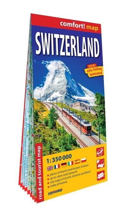 Comfort! map Switzerland 1:350 000, praca zbiorowa
