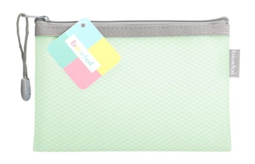 Saszetka na zamek A6 EVA pastel zielony, Biurfol