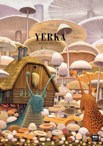 Kalendarz 2027 Jacek Yerka wzór 2 A3
