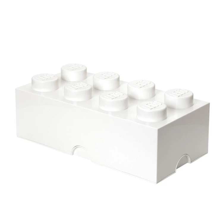LEGO(R) pojemnik klocek ósemka biały, NHG