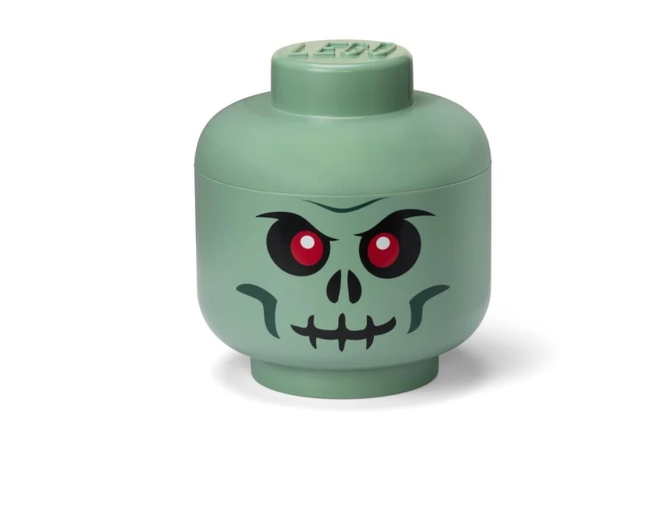 LEGO(R) pojemnik główka large - green skeleton
