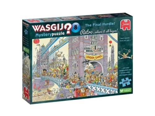 Puzzle 1000 Wasgij Mystery Ostatni bieg, TM Toys
