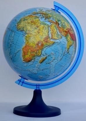 Globus fizyczny 3D podświetlany 25 cm, Zachem